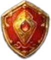 Stone Gaze of Medusa Schild Symbol