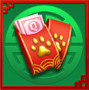 Temple of Paw Roter Umschlag Symbol