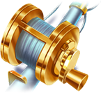 4 Fantastic Fish Gold Dream Drop Angelrute Symbol