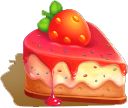 Sweet Kingdom Erdbeerkuchen-Symbol