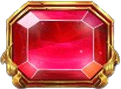The Conqueror Rotes Edelstein-Symbol