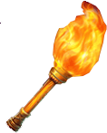 Jackpot Hunter Fackel Symbol