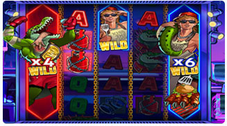 Man vs Gator Slot Merkmale