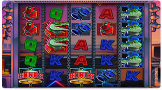 Man vs Gator Slot Gameplay