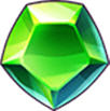Pirate Bonanza Grünes Edelstein-Symbol