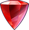 Pirate Bonanza Rotes Edelstein Symbol